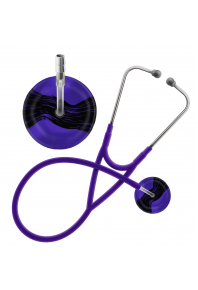 Ultrascope Adult Purple-Black Wave / Purple Cardiology Tubing 